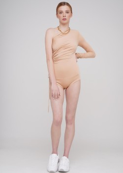 Bodysuit in a nude shade 