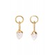 Earrings with baroque pearl