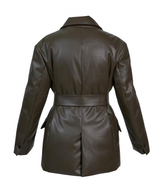Vegan leather jacket