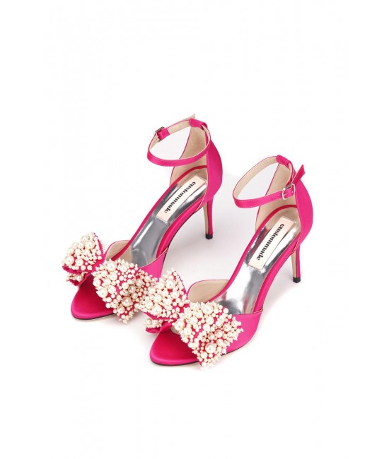 Marita sandals with bows and pearls