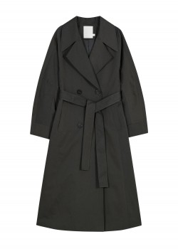Classic double-breasted trench coat