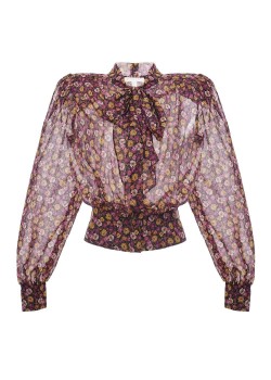 Блуза з флористичним принтом Demi