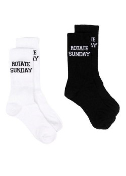 Logo printed socks