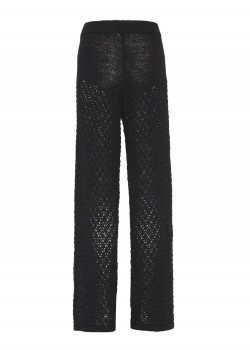 The structured knit pants 