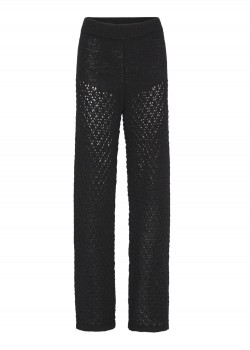 The structured knit pants 