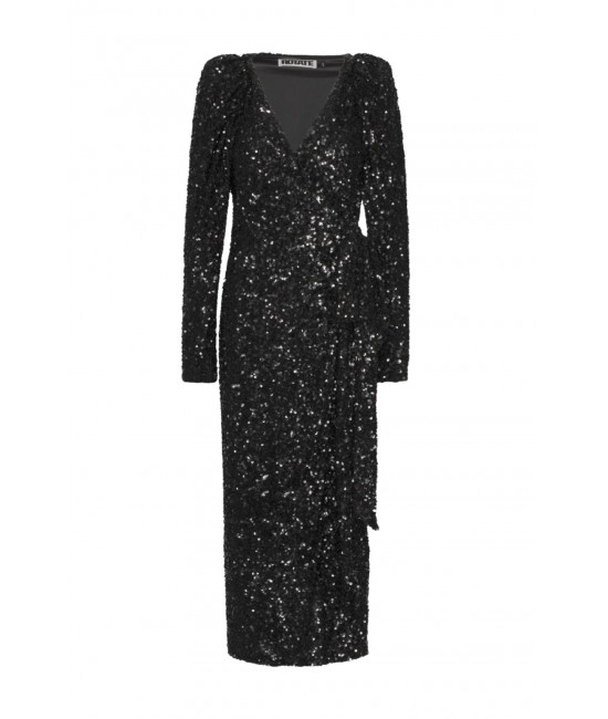 Evening dress with sequins