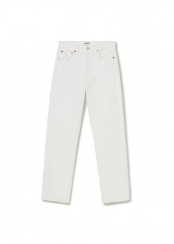 Білі джинси з високою посадкою