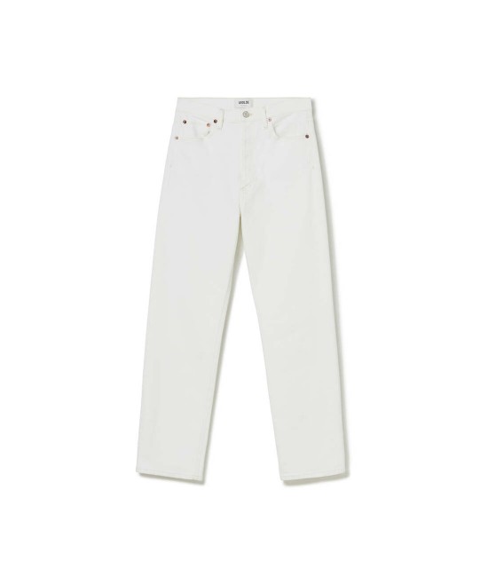 Білі джинси з високою посадкою