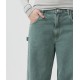 Green cargo jeans