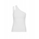 White one shoulder top