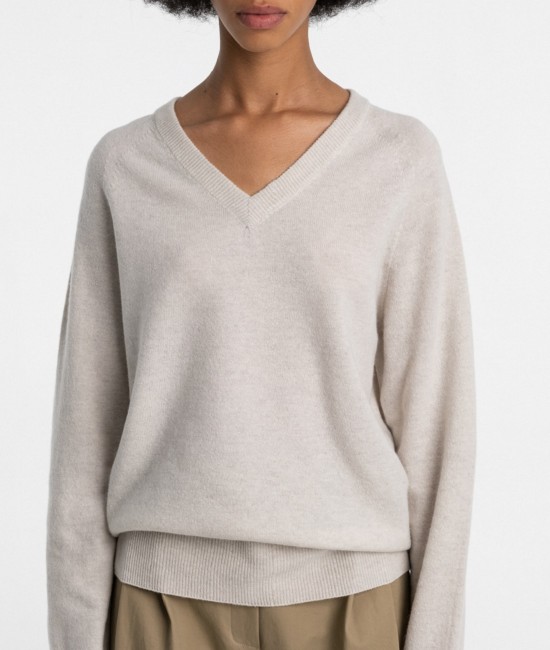 Wool and cashmere gray sweater