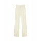 White loose fit pants