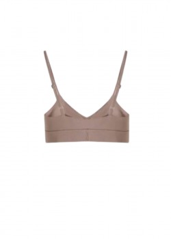 SUNDAY Beige top with thin straps