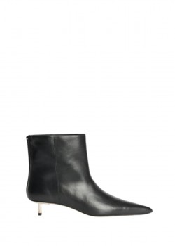 Black soft leather boots