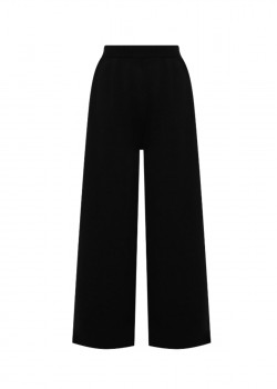 Black pants with elastic waistband