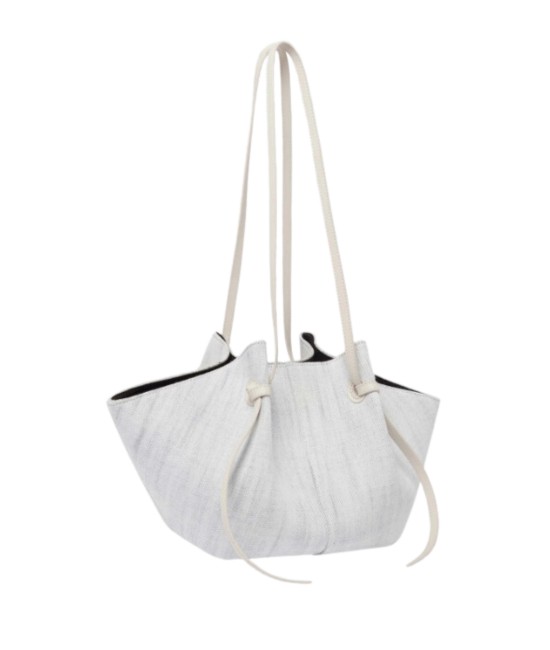 Белая сумка Mochi среднего размера