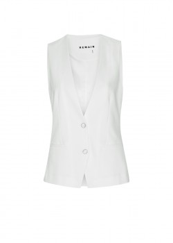 White waistcoat with buttons