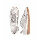 Silver leather sneakers Silver leather sneakers