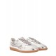 Silver leather sneakers Silver leather sneakers