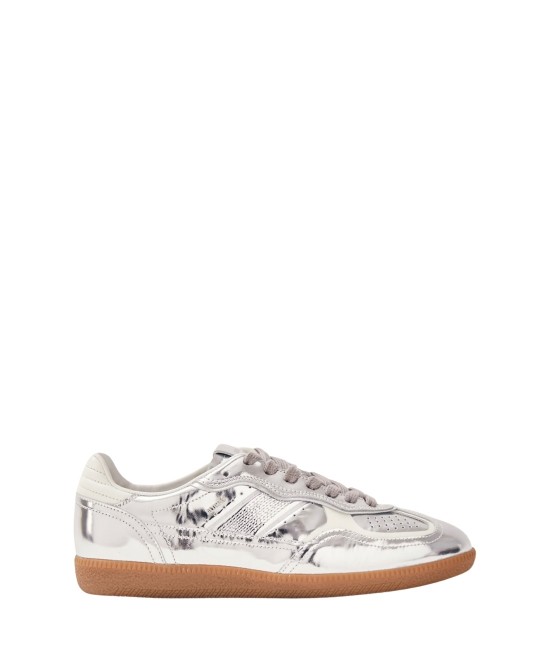 Silver leather sneakers Silver leather sneakers