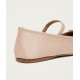 Pink ballet flat with bows Pink ballet flat with bows