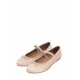 Pink ballet flat with bows Pink ballet flat with bows
