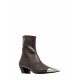 Brown geometric heeled boots Brown geometric heeled boots