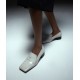 Heeled loafers in a light shade Heeled loafers in a light shade