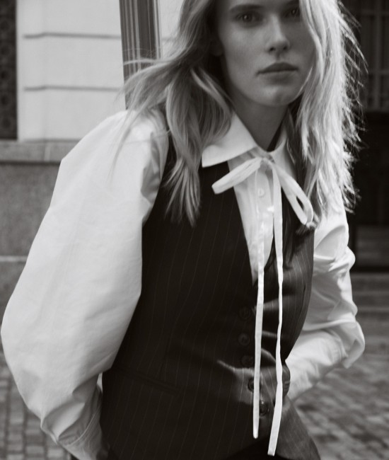 White loose-fitting shirt