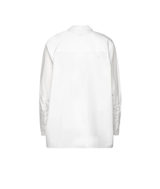 White loose-fitting shirt