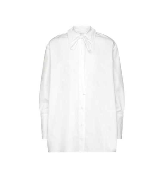 White loose-fitting shirt