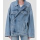 The blue denim jacket with pockets