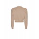 Beige knit cardigan with buttons Beige knit cardigan with buttons