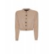 Beige knit cardigan with buttons Beige knit cardigan with buttons