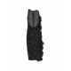 Black midi ruffle sequins dress Black midi ruffle sequins dress