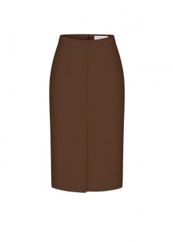 Brown cotton skirt